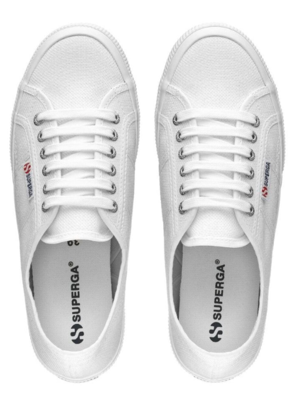 SUPERGA 2750 White Classic Sneakers Size 43 NWT